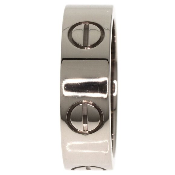 CARTIER Love Ring #49 K18 White Gold US Size 4.75 - Picture 3 of 7